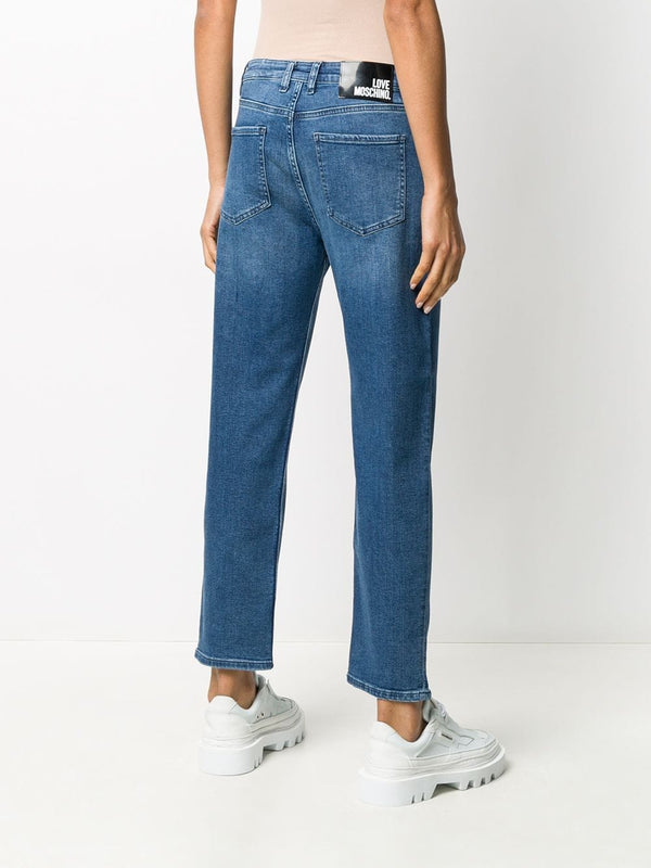 Blue Cotton Jeans & Pant