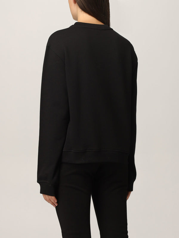 Black Cotton Sweater