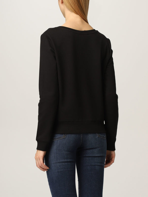 Black Cotton Sweater