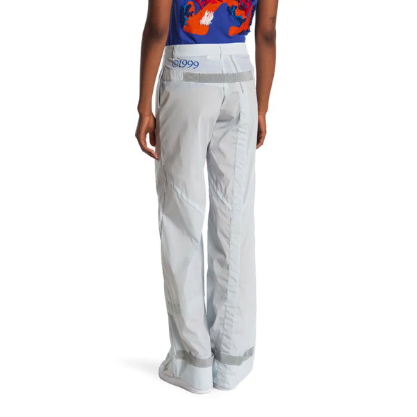 Light Blue Polyamide Jeans & Pant