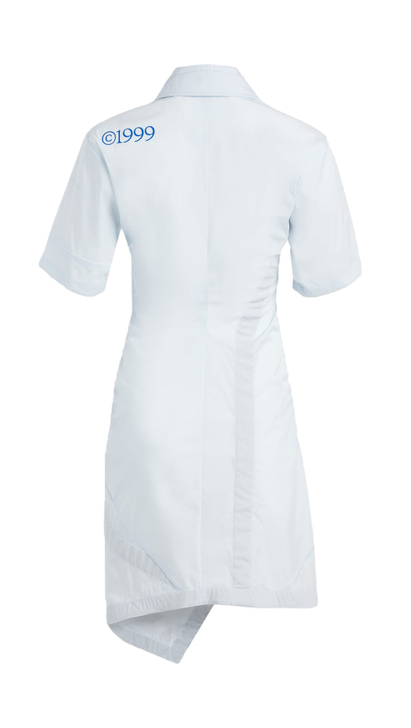 Light Blue Polyamide Dress
