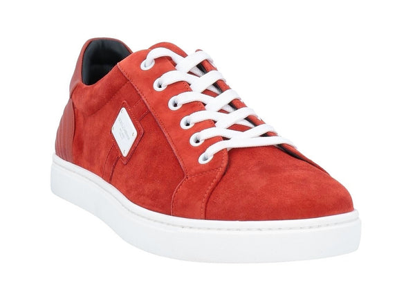 Red Calfskin Sneakers