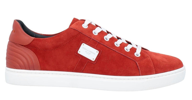 Red Calfskin Sneakers