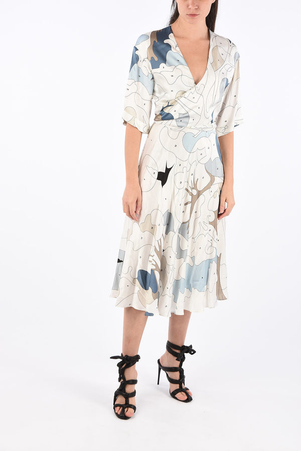White Polyester Dress
