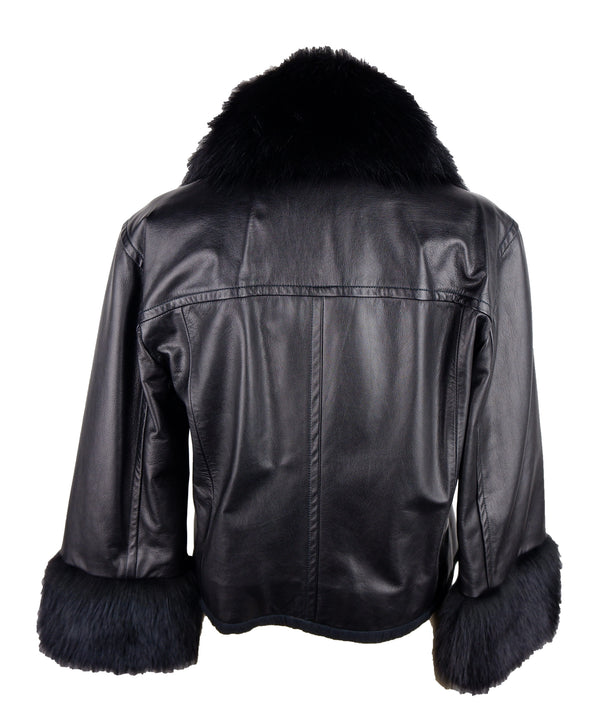 Black Lambskin Jackets & Coat