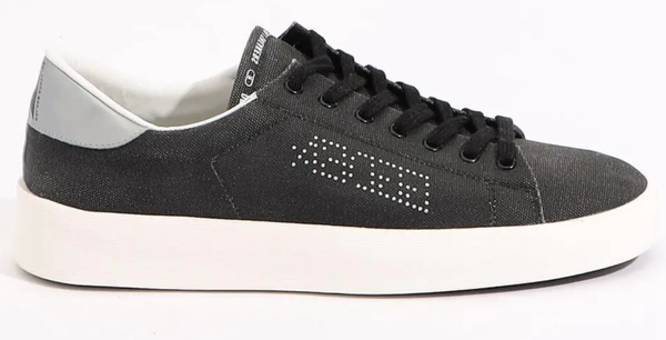 Black Leather Sneakers