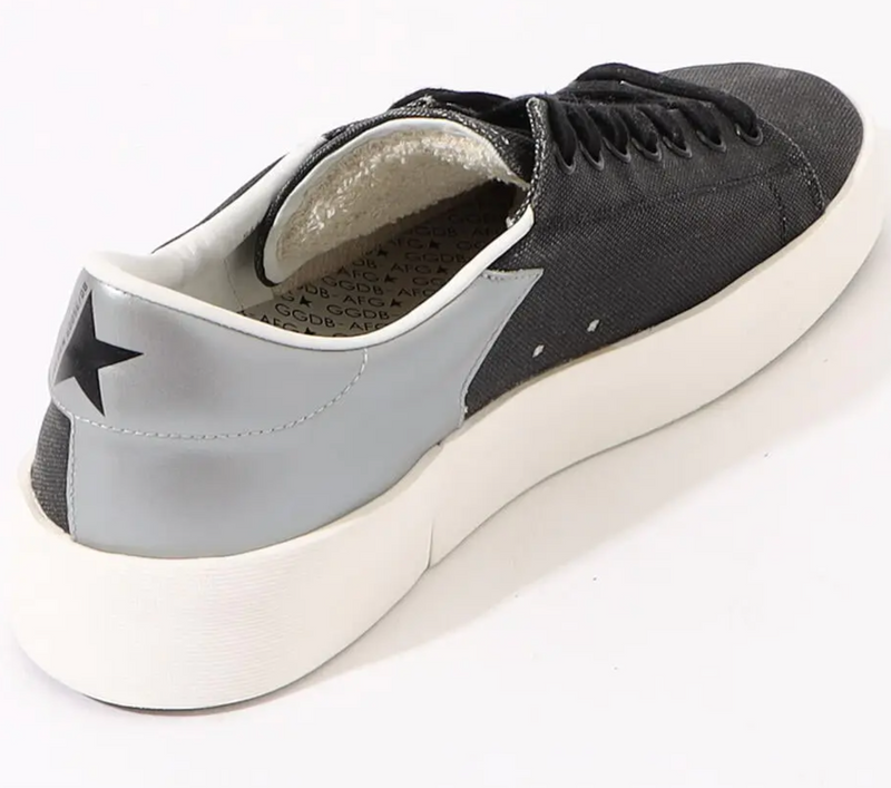 Black Leather Sneakers