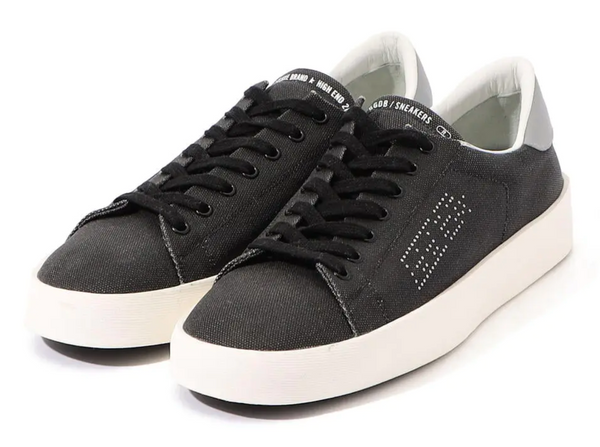Black Leather Sneakers