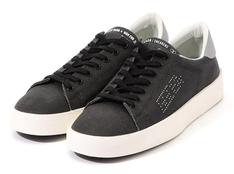 Black Leather Sneakers