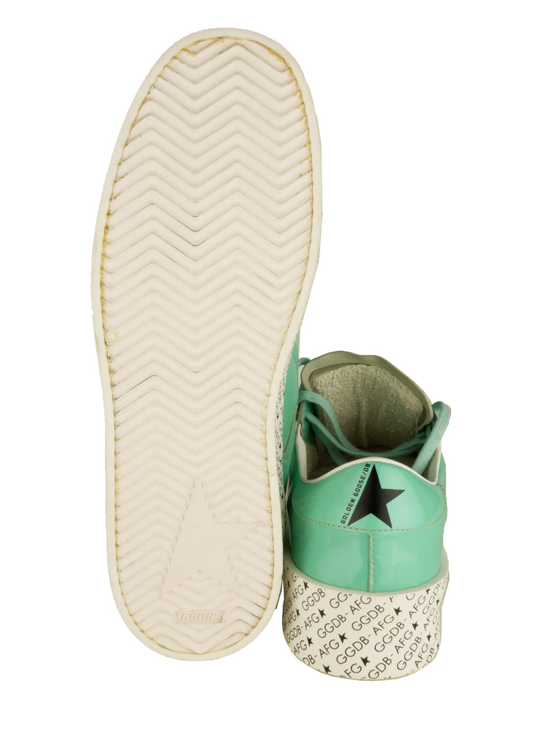 Green Leather Sneakers