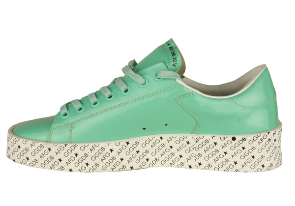 Green Leather Sneakers