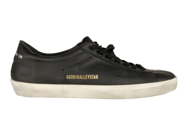 Black Leather Sneakers