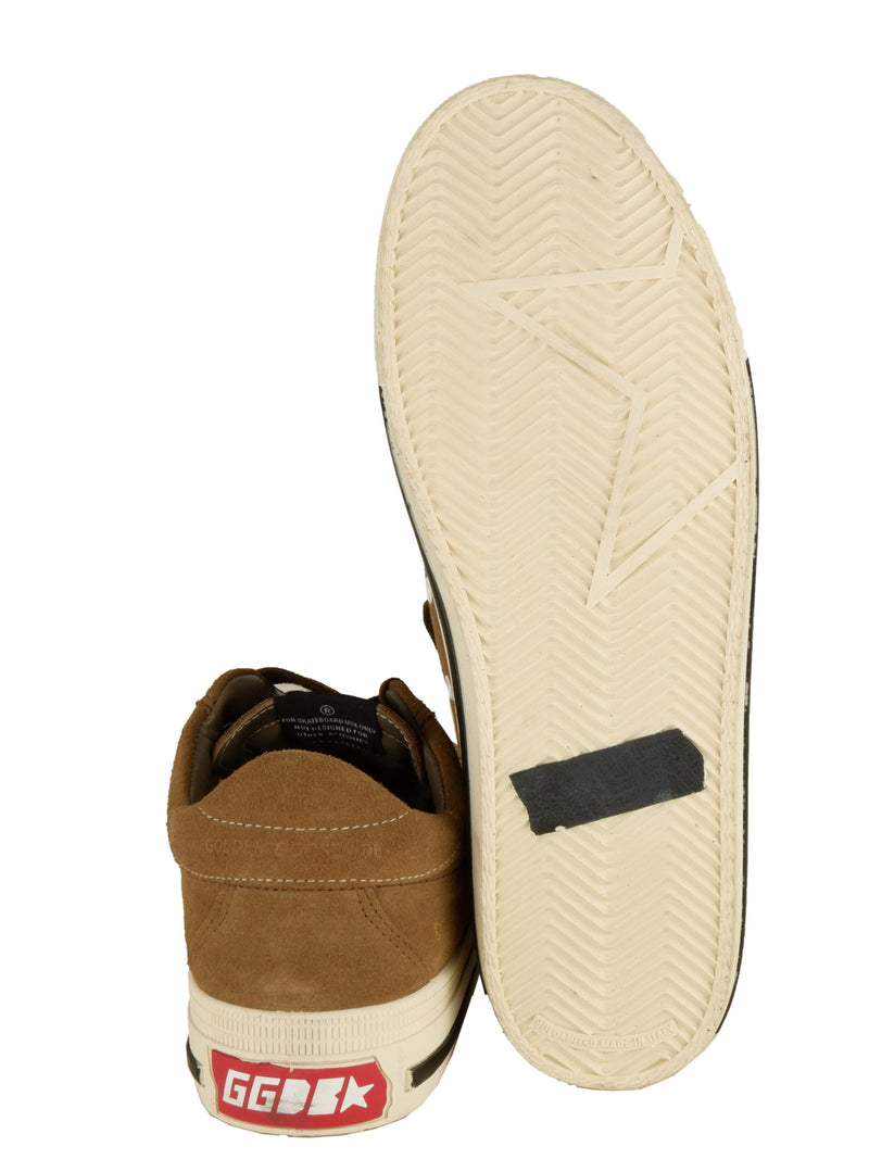 Brown Leather Sneakers