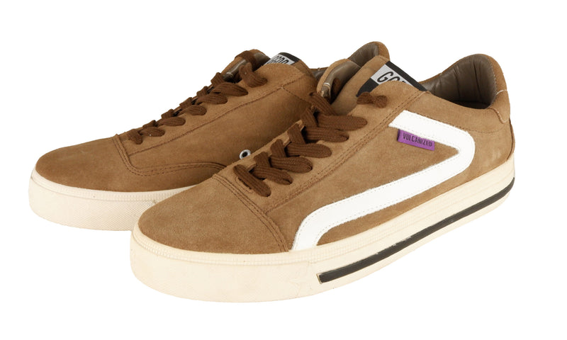 Brown Leather Sneakers