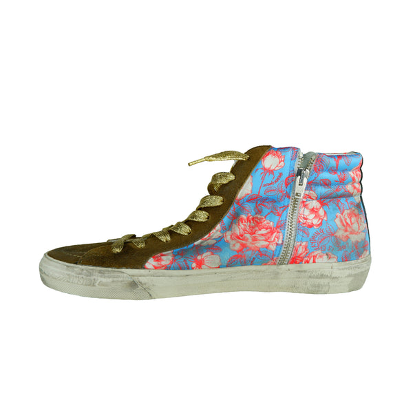 Multicolor Leather Sneakers