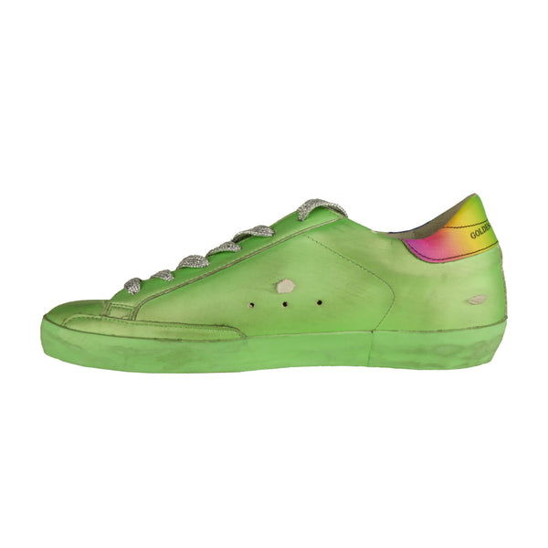Green Leather Sneakers