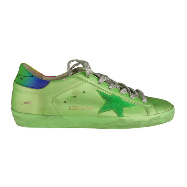 Green Leather Sneakers