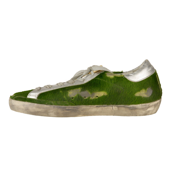 Green Leather Sneakers