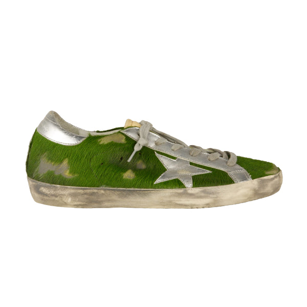 Green Leather Sneakers