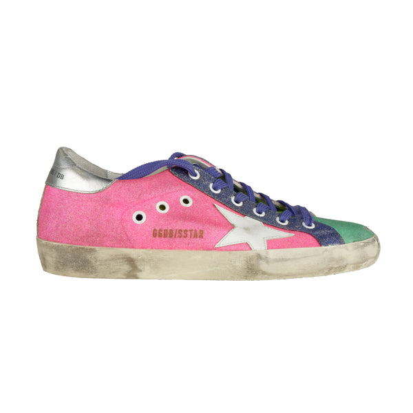 Pink Leather Sneakers
