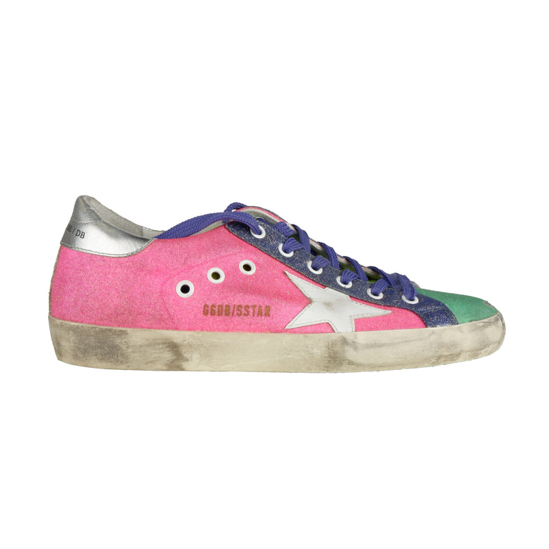 Pink Leather Sneakers