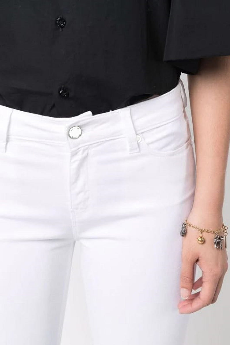 White Cotton Jeans & Pant