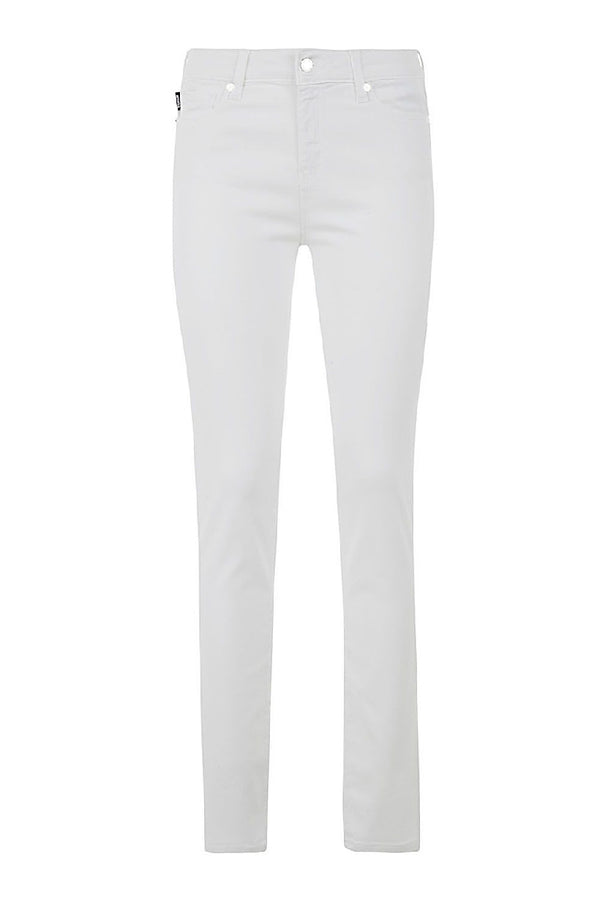 White Cotton Jeans & Pant