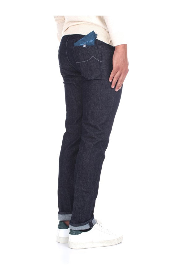 Blue Cotton Jeans & Pant
