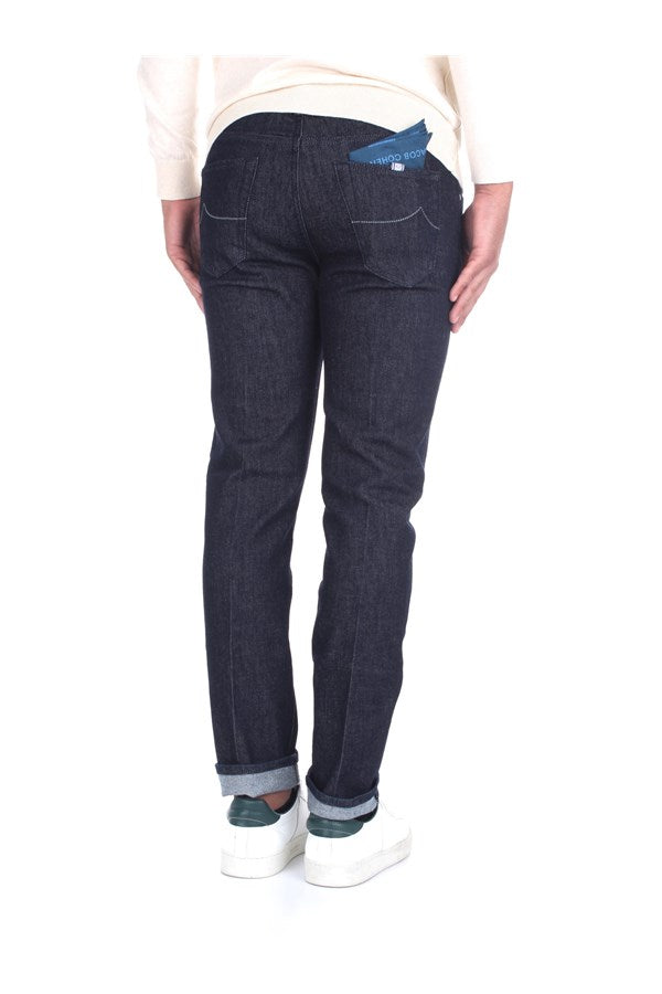 Blue Cotton Jeans & Pant