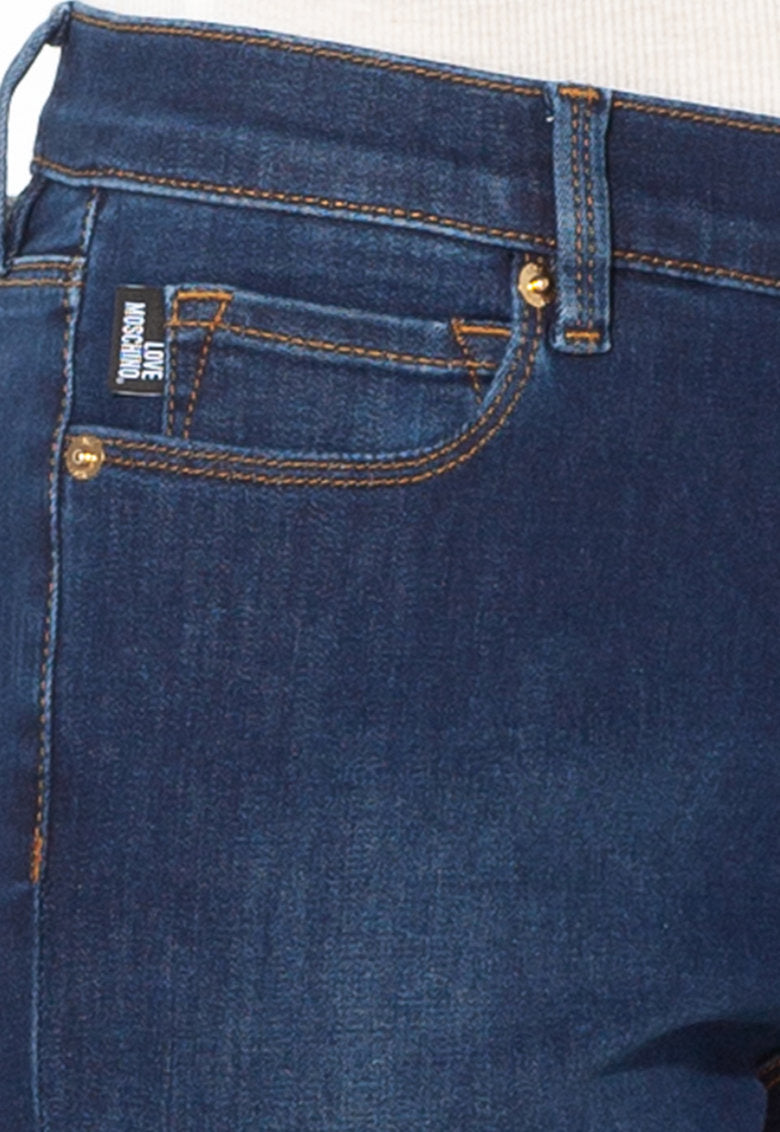 Blue Cotton Jeans & Pant