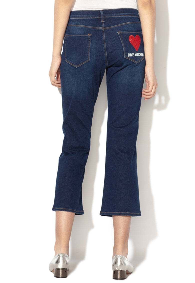 Blue Cotton Jeans & Pant