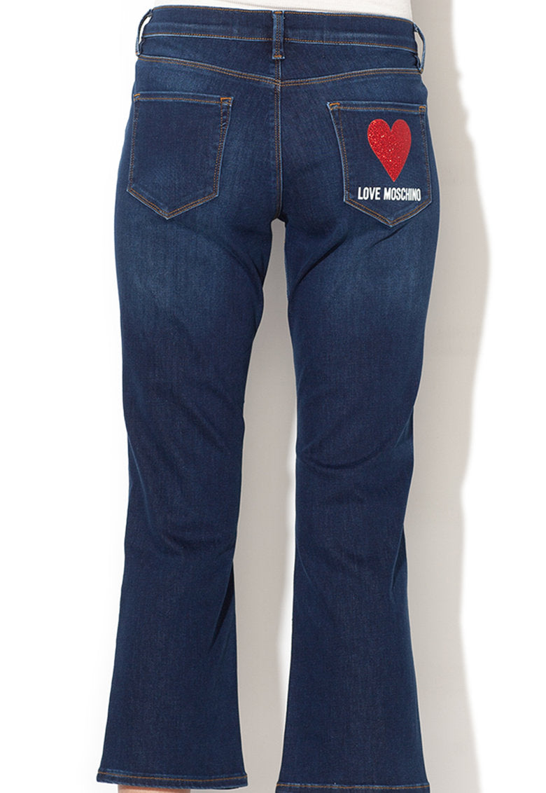 Blue Cotton Jeans & Pant