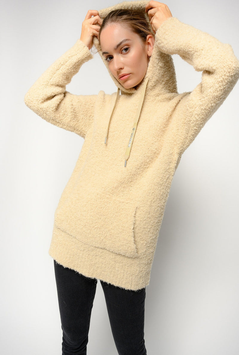 Beige Acrylic Sweater