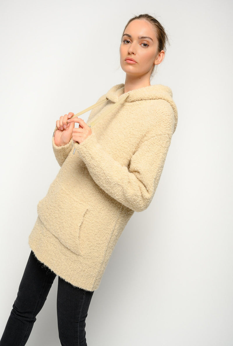Beige Acrylic Sweater