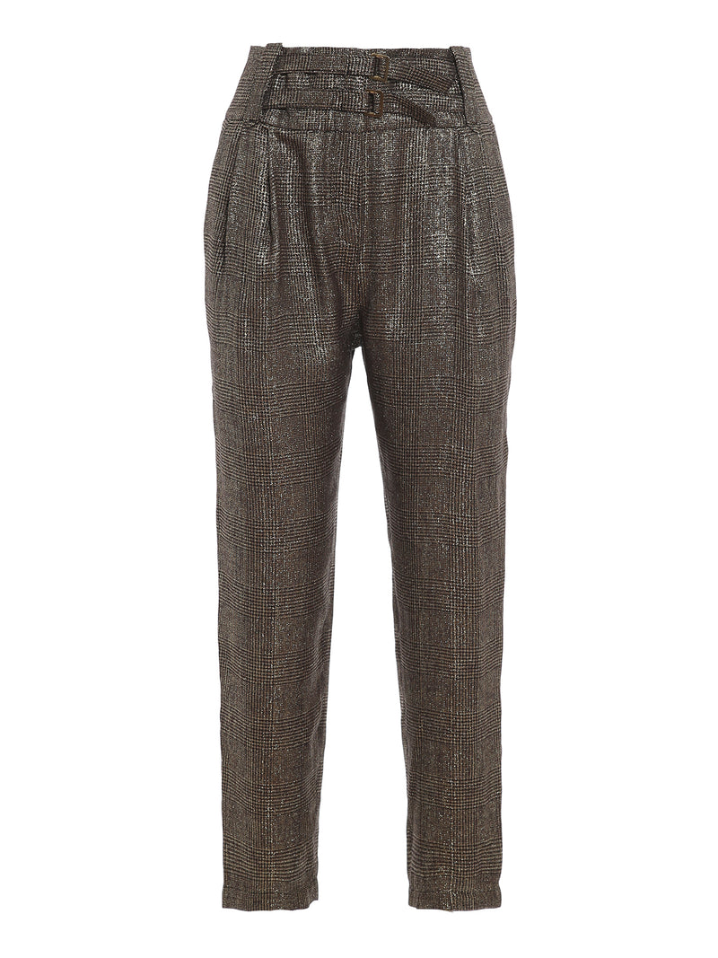 Gray Viscose Jeans & Pant