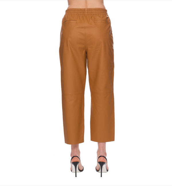 Brown Lambskin Jeans & Pant