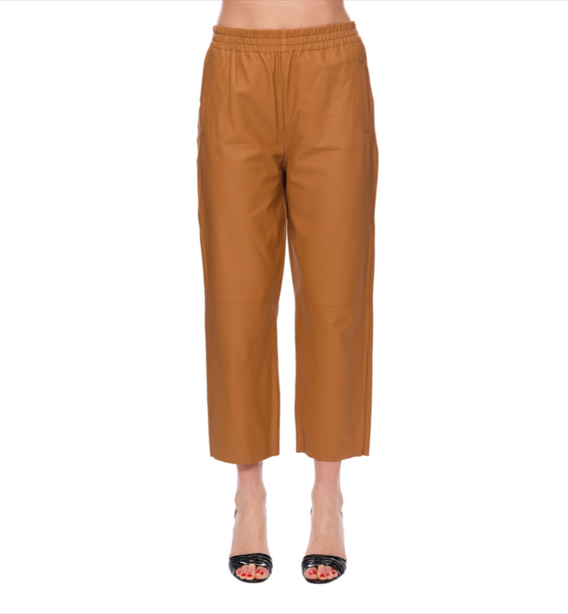Brown Lambskin Jeans & Pant