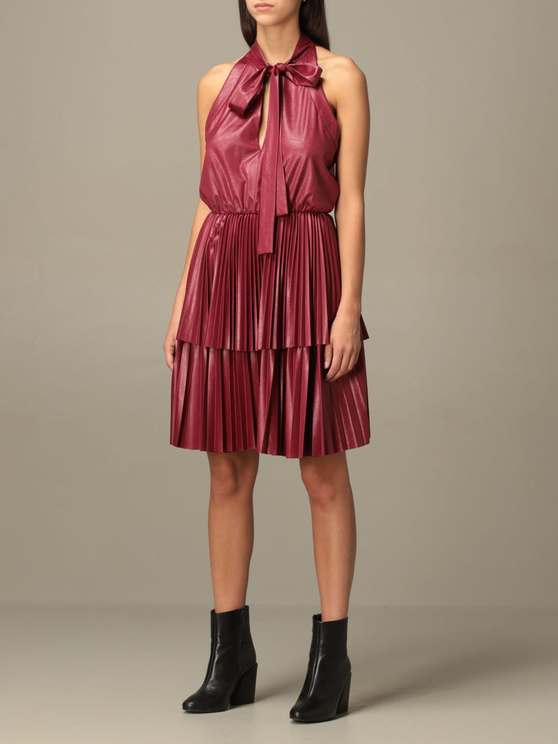 Red Polyester Dress