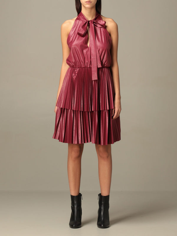Red Polyester Dress