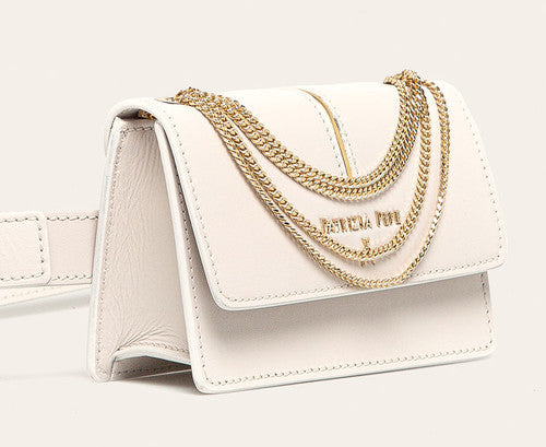 Bianco Leather Crossbody Bag