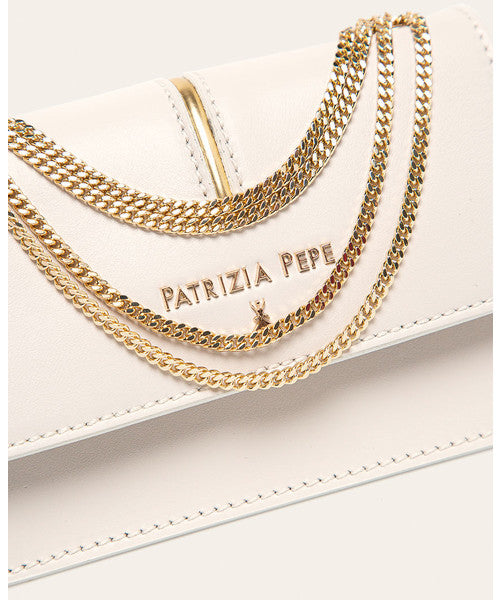 Bianco Leather Crossbody Bag