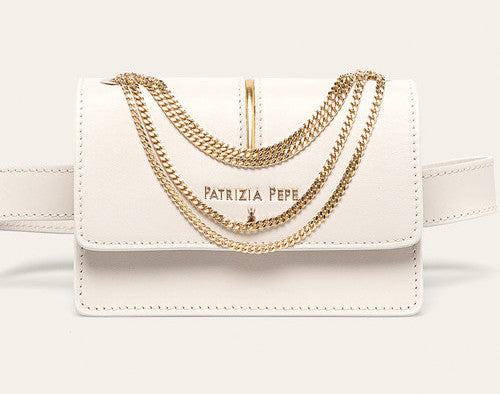Bianco Leather Crossbody Bag
