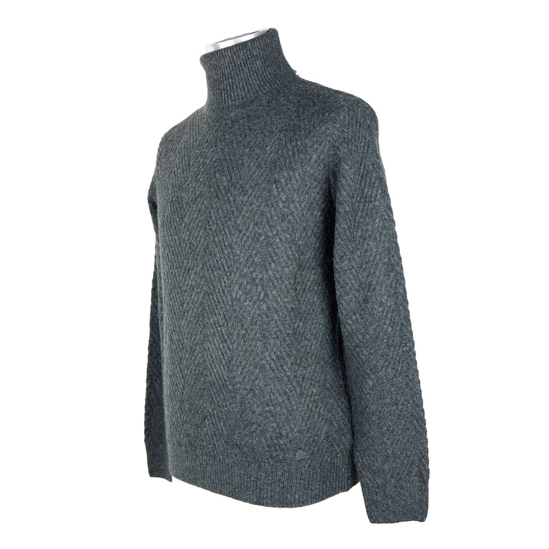 Gray Acrylic Sweater
