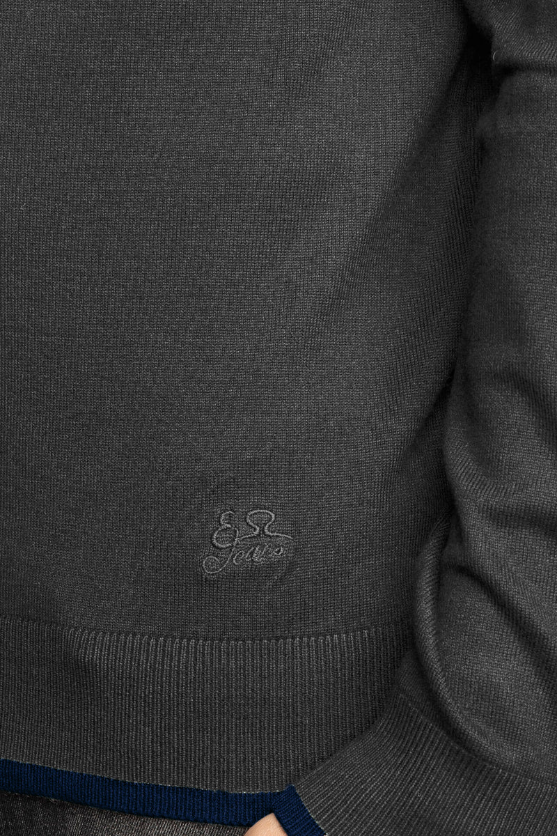 Gray Viscose Sweater