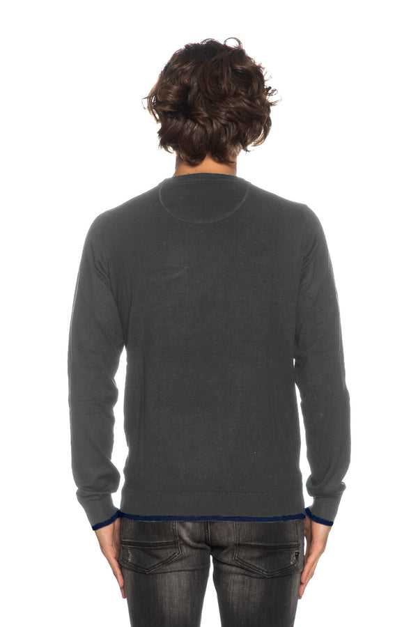 Gray Viscose Sweater