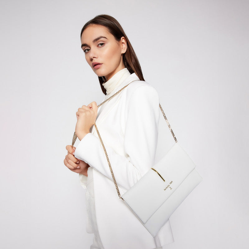 Bianco Leather Handbag
