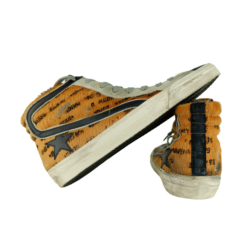 Brown Leather Sneakers