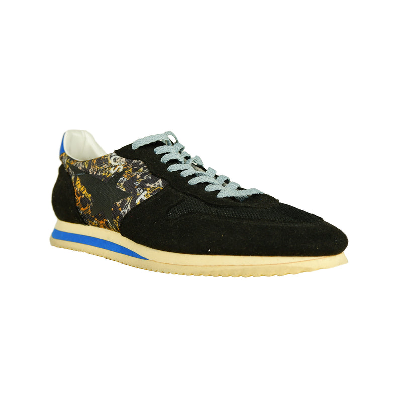 Black Leather Sneakers