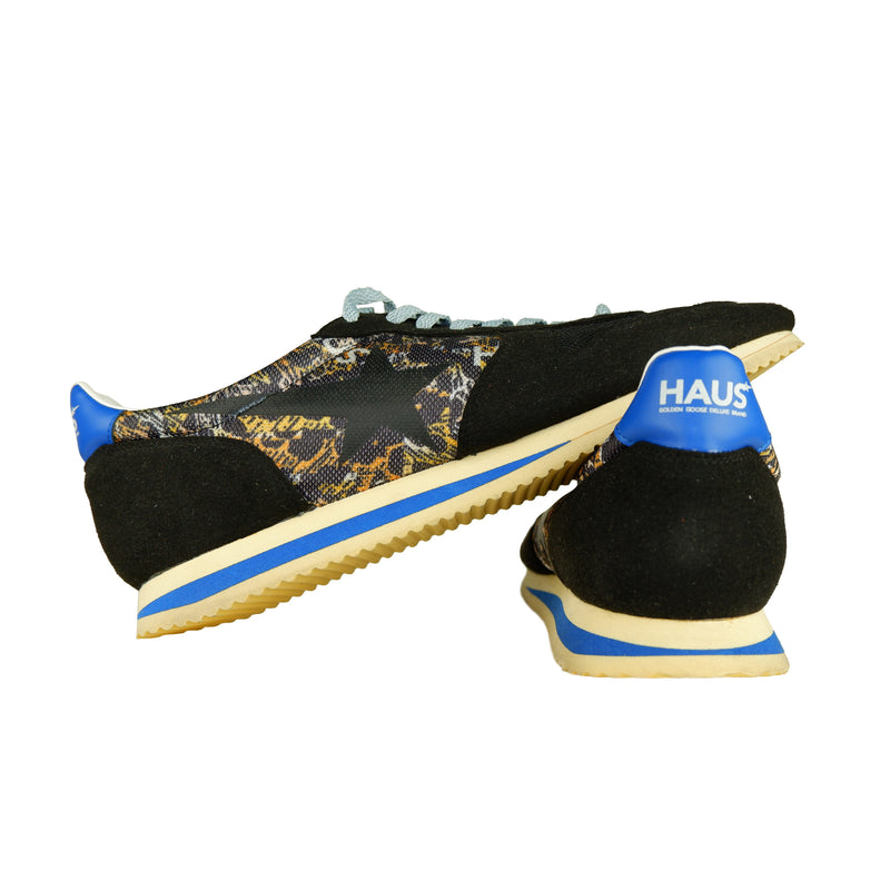 Black Leather Sneakers