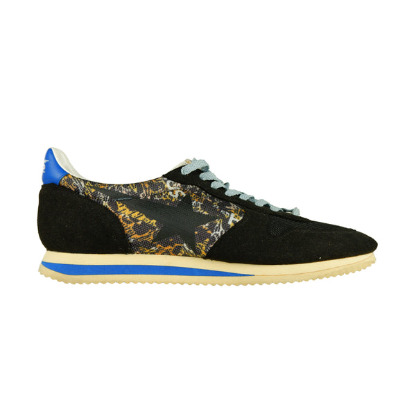 Black Leather Sneakers